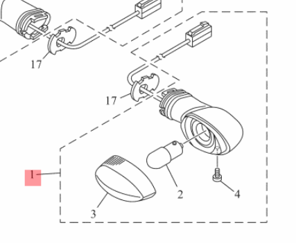 Yamaha Tenere 700 knipperlicht