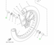 Wielbus voorwiel origineel Yamaha Tenere 700 BW3-F5183-00