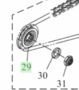 Voortandwiel Origineel Tenere 700 BW3-17460-00