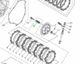 Yamaha drukveer koppeling 90501-230E4